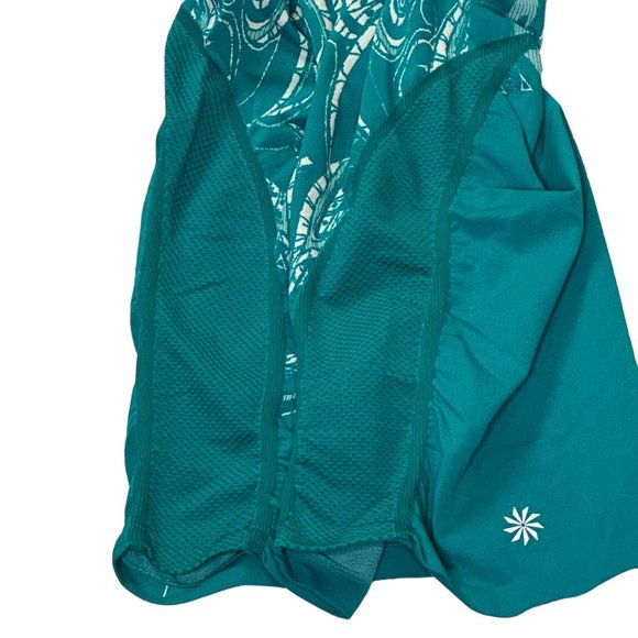 Athleta Workout Top Womens XS Teal Sleeveless Tank Sporty Active Exercise - Picture 5 of 13